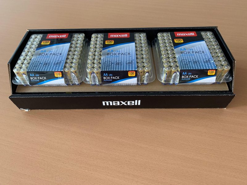 Алкални батерии MAXELL LR6 AA 10x10 бр / 100 бр. в PVC кутия - Image 4