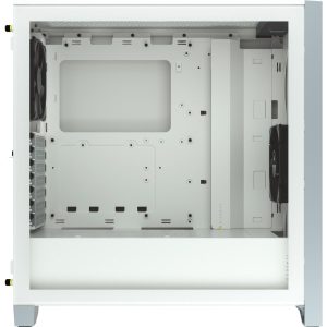 Кутия Corsair 4000D Airflow Mid Tower, Tempered Glass, Бяла - Image 5