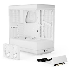 Кутия HYTE Y40 Tempered Glass, Mid-Tower, Бяло - Image 7