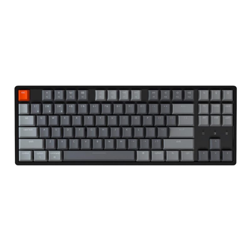 Геймърска Механична клавиатура Keychron K8 Aluminum TKL Gateron Blue Switch RGB LED Gateron Blue Switch ABS - Image 2