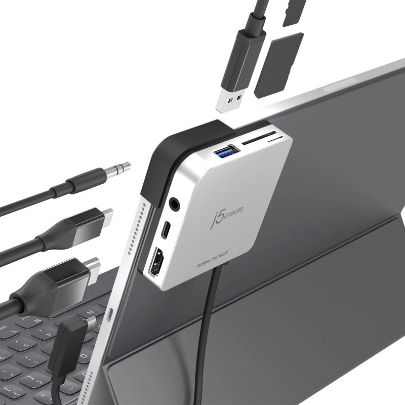 Докинг станция j5create JCD612, USB-C към 4K 60 Hz, HDMI, За iPad Pro - Image 10