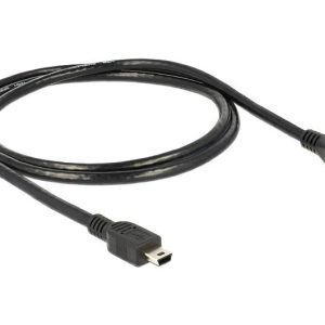 Удължителен кабел DeLock, USB-B женско - USB-B мъжко, USB 2.0, 1 м