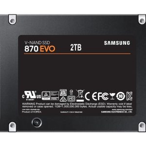 SSD SAMSUNG 870 EVO SATA 2.5”, 2TB, SATA 6 Gb/s, MZ-77E2T0B/EU - Image 2