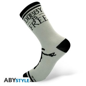 Чорапи ABYSTYLE HARRY POTTER Black & Grey Dobby - Image 3