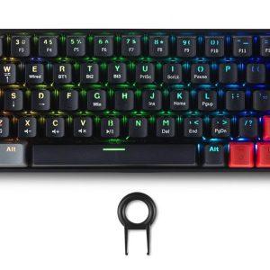 Геймърска безжична клавиатура Spartan Gear Pegasus 2 RGB Black/Grey - Image 2