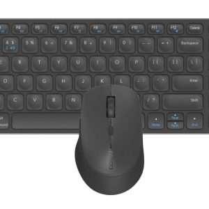 Комплект клавиатура и мишка RAPOO 9700M, Multi mode, Bluetooth, 2.4Ghz, Безжичен, Тъмносив