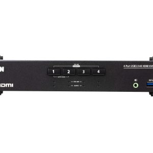 KVMP превключвател ATEN CS1824, 4-портов, 4K, USB 3.0, HDMI Audio - Image 2