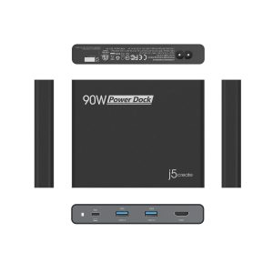 Докинг станция j5create JCDP392 90W Built-in USB-C, Travel Dock - Image 6