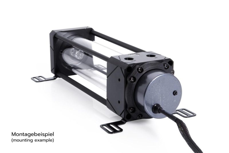 Резервоар Alphacool Eisbecher Aurora, D5 Acetal/Glas, 250mm - Image 5