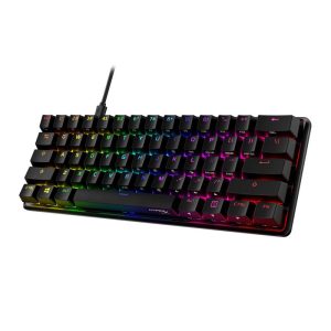 Геймърскa механична клавиатура HyperX Alloy Origins 60, HyperX червени суичове, Черен - Image 2