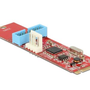 Адаптер Delock, M.2 Key B+M мъжко към 1 x USB 5 Gbps Pin Header