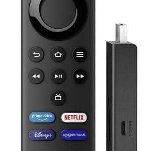 Мултимедиен плеър Amazon Fire TV Stick Lite, Alexa Voice Remote, Черен