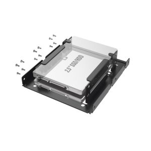 Рамка за твърд диск HAMA, 2 x 2.5" SSD и HDD в слот HDD 3.5", Черен - Image 2