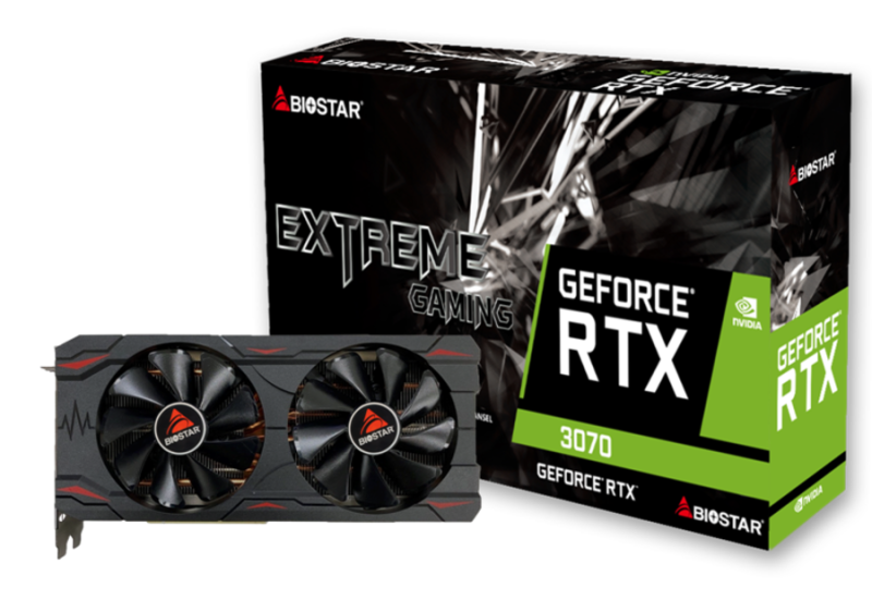 Видео карта BIOSTAR GeForce RTX 3070 EXTREME GAMING , 8GB GDDR6, 256 Bit, DP, HDMI - Image 3