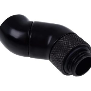 Ъглов адаптер Alphacool Eiszapfen, 2 x 45°, G1/4 външна към G1/4 вътрешна резба, Черен мат - Image 2