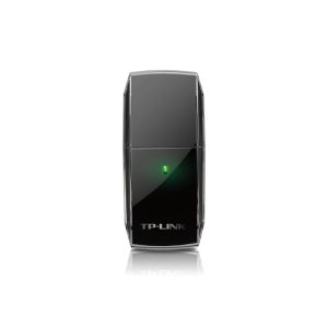 Безжичен адаптер TP-LINK Archer T2U, AC600, Dual band, USB, вградена антена