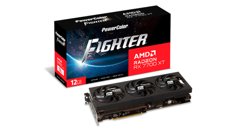 Видео карта POWERCOLOR RX 7700 XT Fighter 12GB GDDR6 - Image 5