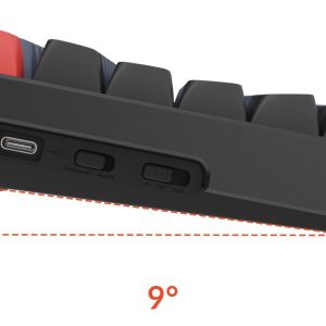 Геймърска механична клавиатура Keychron K8 Pro TKL Gateron G Pro(Hot Swappable) Red Switch RGB Backlight Plastic Frame - Image 2
