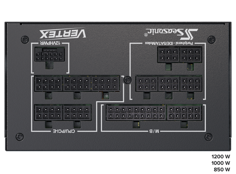 Захранващ блок Seasonic VERTEX PX-850, 850W, 80+ Platinum - Image 5