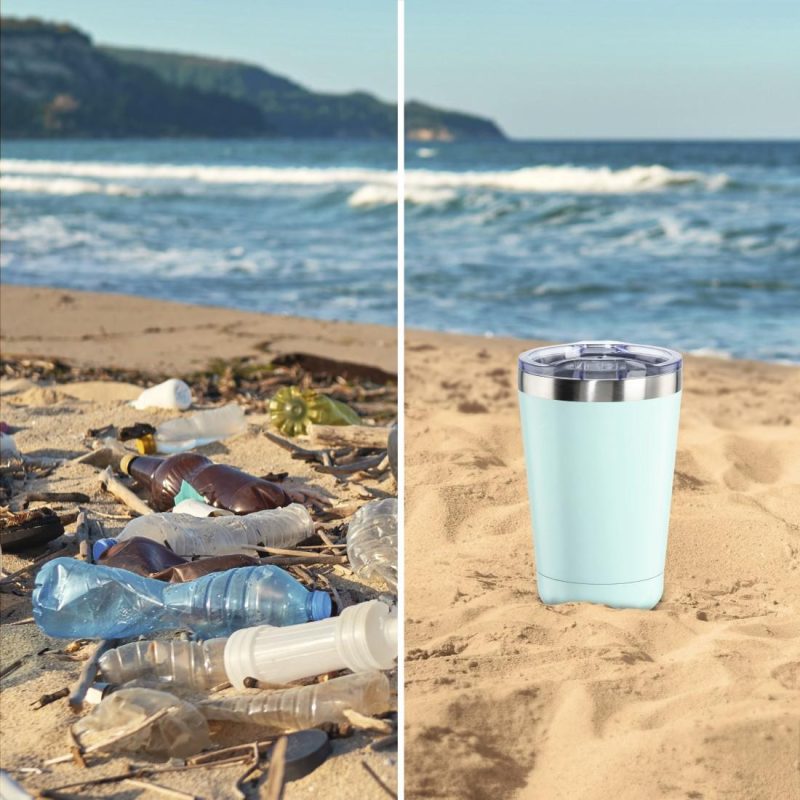 Термо чаша Xavax To Go, 270 ml, Двойна изолация,пастелно синьо - Image 11