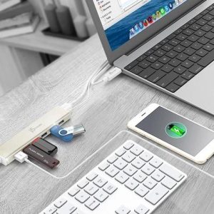 Хъб 7-портов J5 Create USB-C JCH377, USB 3.0, 1:7, Бял - Image 3