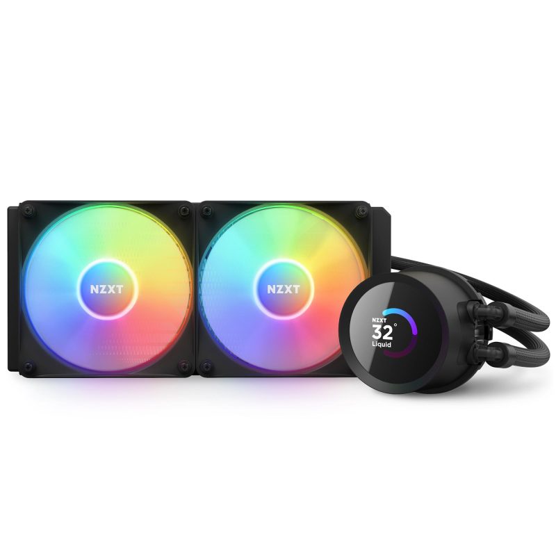 Охладител за процесор NZXT Kraken 240 RGB Black, LCD Display - Image 3