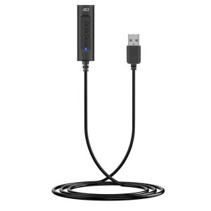 Звукова карта Ewent AC9360, 2.0, USB, 3.5 mm, Черна - Image 3