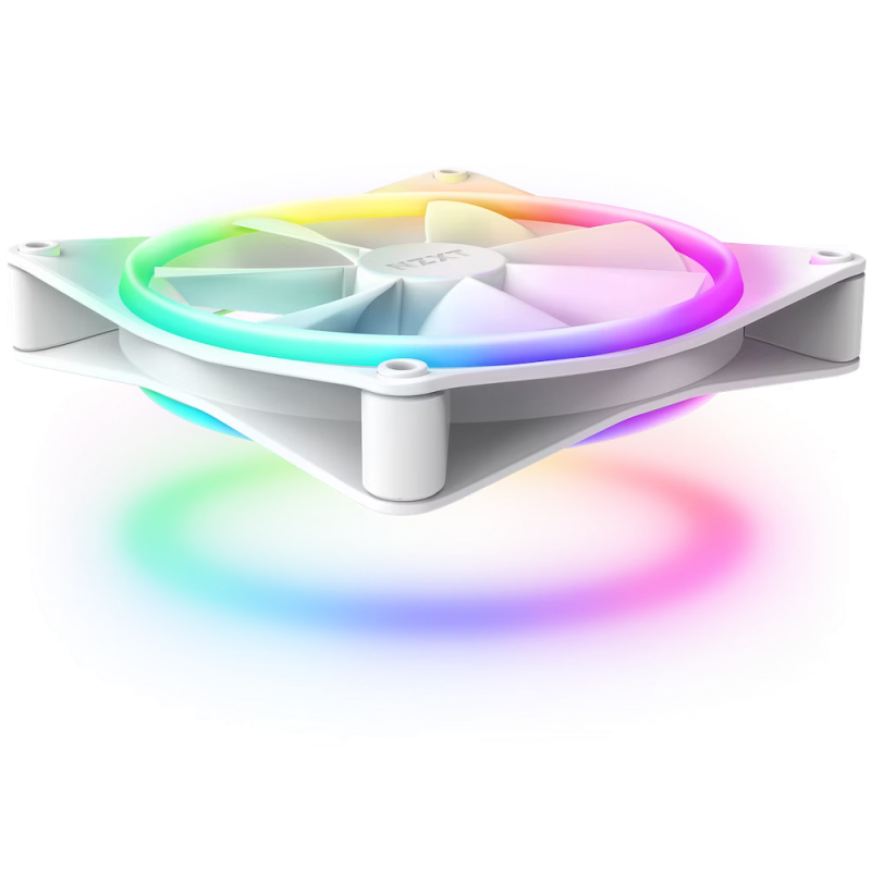 Вентилатор NZXT F140 RGB Duo, Бял - Image 4