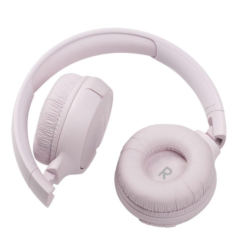 Слушалки on-ear JBL T510BT, Розови - Image 3