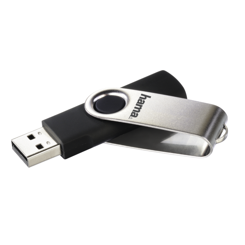 USB памет HAMA Rotate, 128GB,10 MB/s, Черен - Image 3