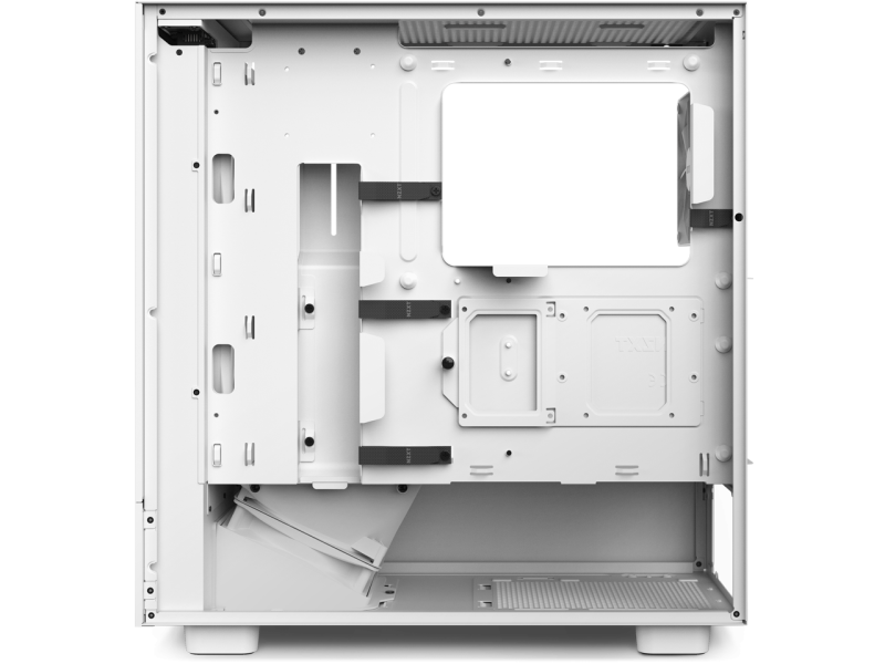 Кутия NZXT H5 Flow RGB Matte White, Mid-Tower - Image 8