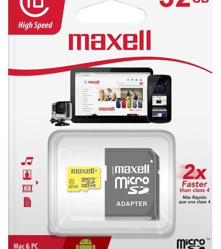 Карта памет Maxell micro SDHC, 32GB
