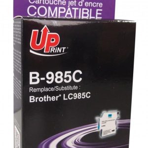 Мастилница UPRINT LC985, BROTHER, Cyan