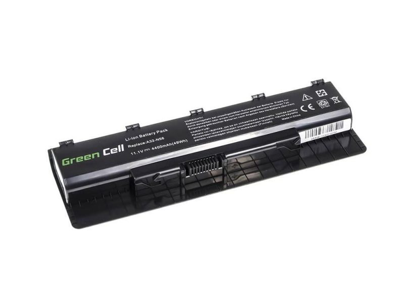 Батерия  за лаптоп GREEN CELL, Asus G56 N46 N56 N56DP N56V N56VM N56VZ N76, 10.8V, 4400mAh - Image 2