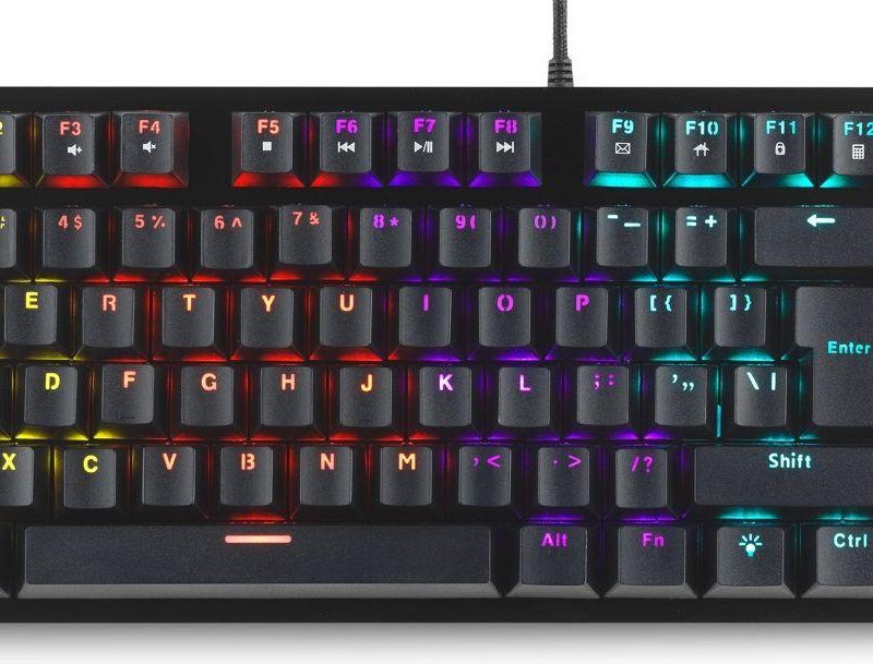 Геймърска механична клавиатура Spartan Gear Lochos 2 TKL, Черна