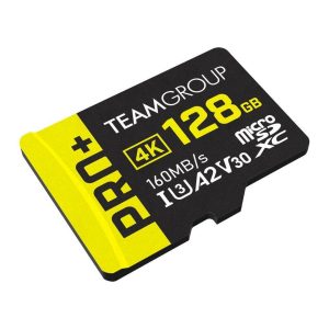 Карта памет Team Group PRO Plus microSDXC 128GB, UHS-I U3, A2, V30 + SD Адаптер - Image 2