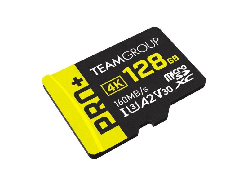 Карта памет Team Group PRO Plus microSDXC 128GB, UHS-I U3, A2, V30 + SD Адаптер - Image 2