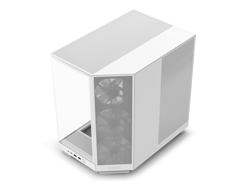 Кутия NZXT H6 Flow RGB Matte White - Middle Tower - Image 9