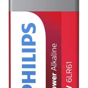 Алкална батерия PHILIPS Power, 6LR61P1B / 10, 6LR61, 9V, 1 брой/блистер