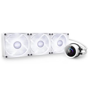 Охладител за процесор NZXT Kraken 360 RGB White, LCD Display - Image 9