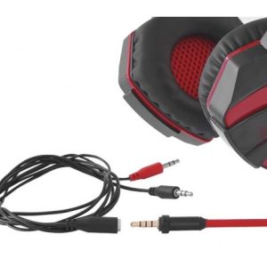 Геймърски слушалки A4TECH Bloody Combat G500, Микрофон, Черно/Червено - Image 5
