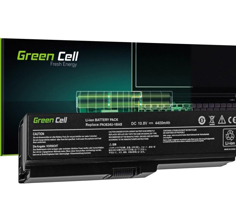 Батерия  за лаптоп GREEN CELL, Toshiba Satellite C650 C650D C660 C660D L650D L655 L750 PA3635U PA3817U, 10.8V, 4400mAh
