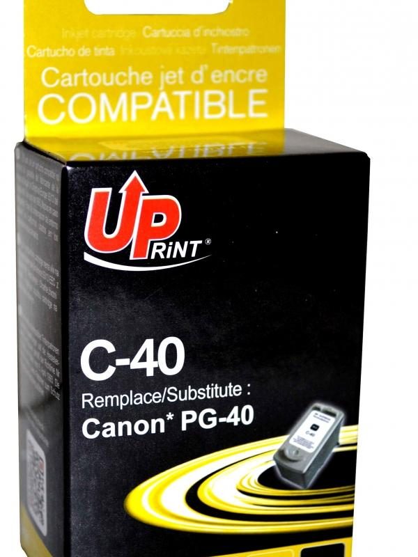 Мастилница UPRINT PG-40XL CANON, Черен