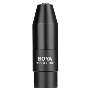 Конвертор BOYA 3.5mm TRS към XLR, 12-48V Phantom Power 35C-XLR Pro