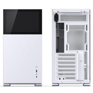 Кутия Jonsbo D41 Screen TG, mATX, Бял - Image 4