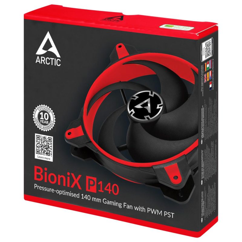 Вентилатор ARCTIC BioniX P140 Red , 4 pin, 140 mm - Image 5