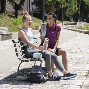 Бутилка за течности Xavax To Go, 1250 мл,пластмаса, лека, прозрачна - Image 4