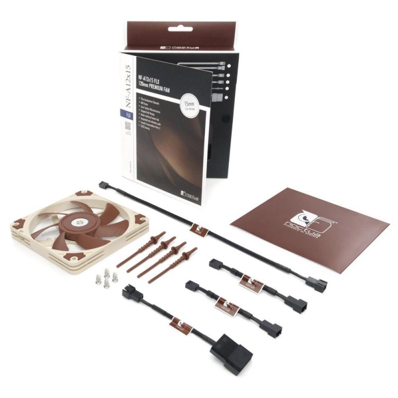 Вентилатор Noctua NF-A12x15 FLX, 120 mm - Image 4
