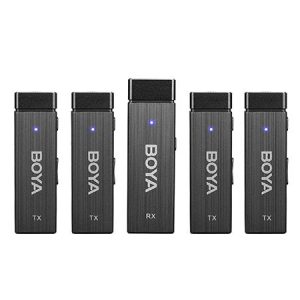 Безжична система микрофони с предавател BOYA BY-W4