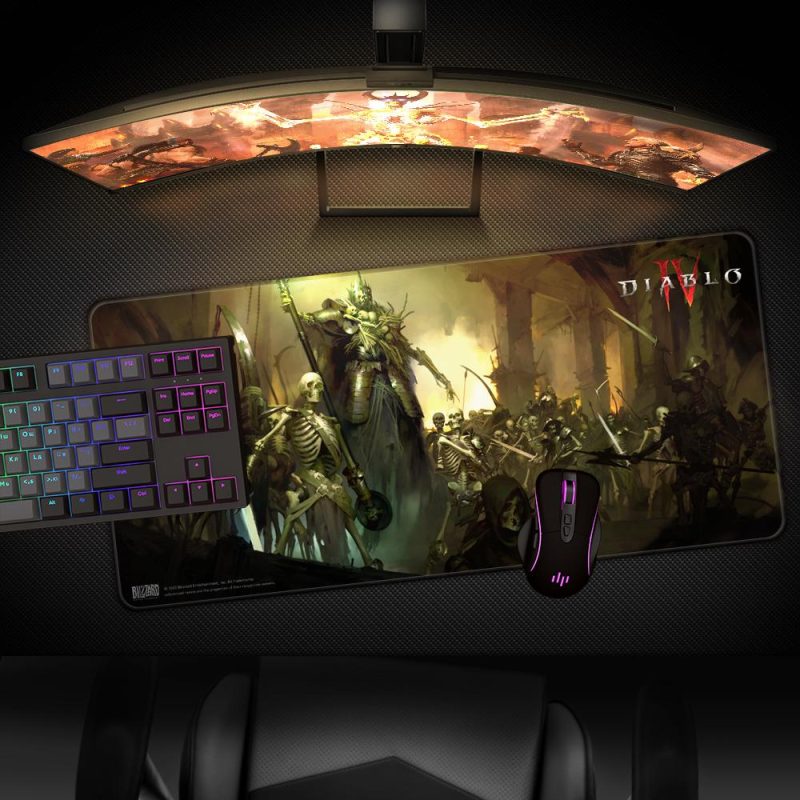 Геймърски пад Diablo IV - Skeleton King, XL - Image 3